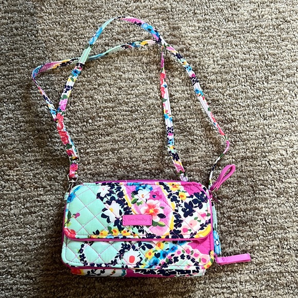 Vera Bradley Handbags - Vera Bradley Purse All in one Crossbody Wildflower Paisley